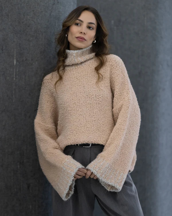 Alpaca Blend Turtleneck